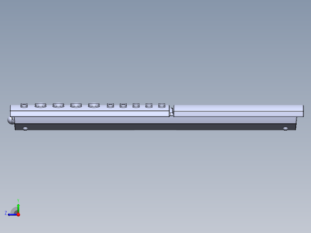 遥控器、遥控板(12)右视图