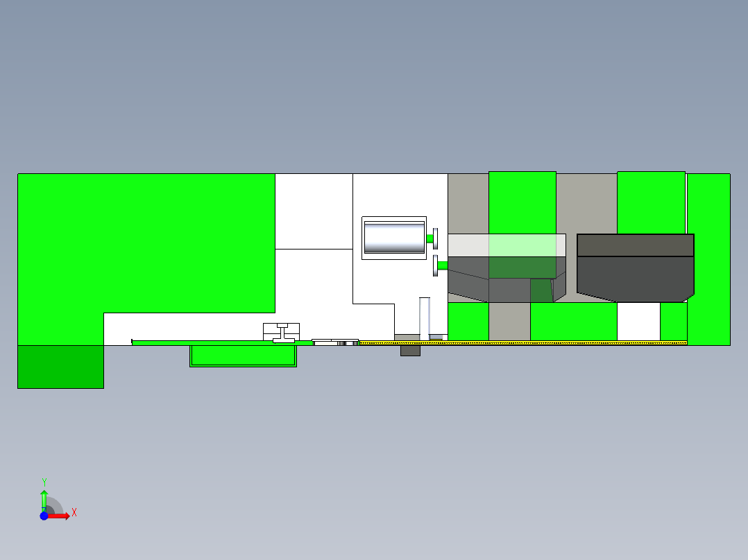 KDF2滤嘴成型机前视图