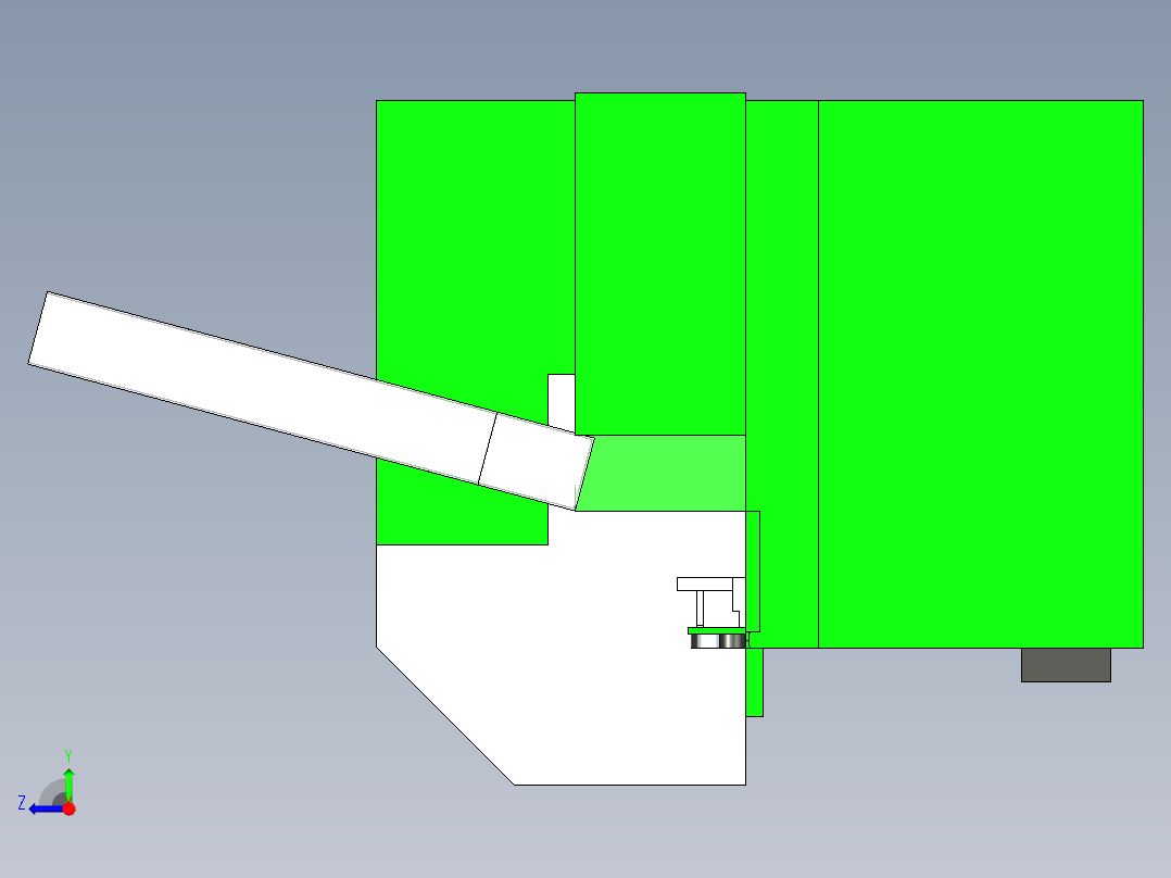 KDF2滤嘴成型机右视图