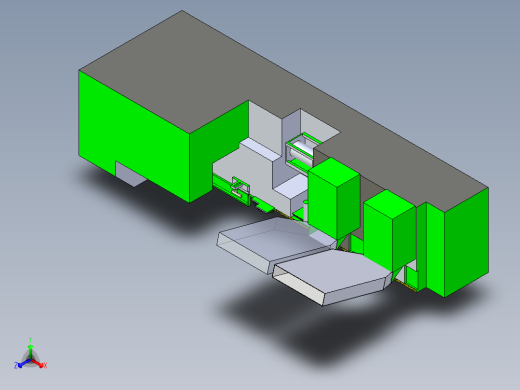 KDF2滤嘴成型机正等轴测缩略图