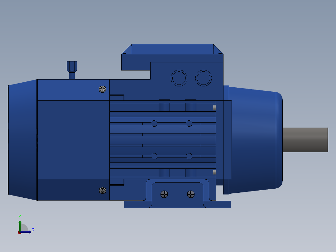 IM B34 H63-112制动电机[YEJ-112M-4-B34]左视图