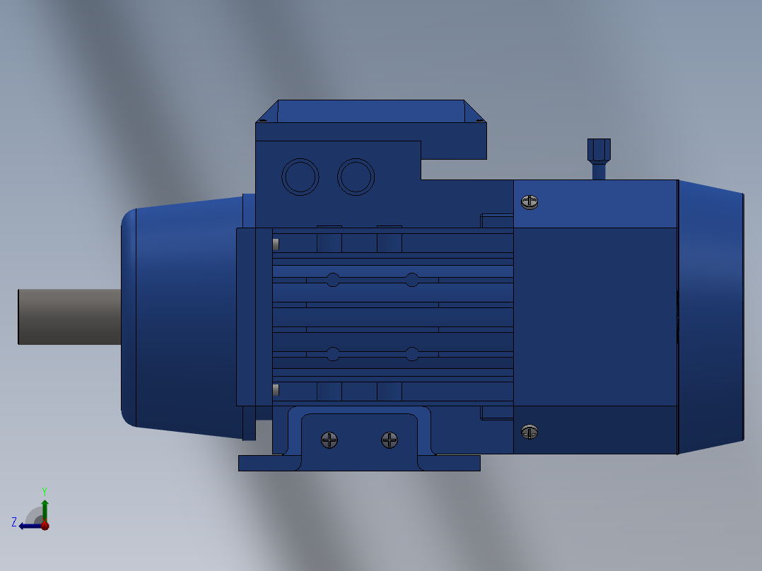 IM B34 H63-112制动电机[YEJ-112M-4-B34]右视图