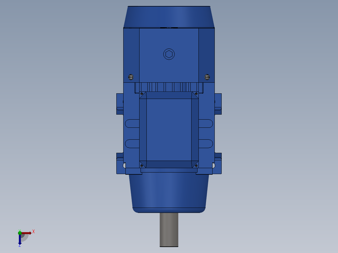 IM B34 H63-112制动电机[YEJ-112M-4-B34]俯视图