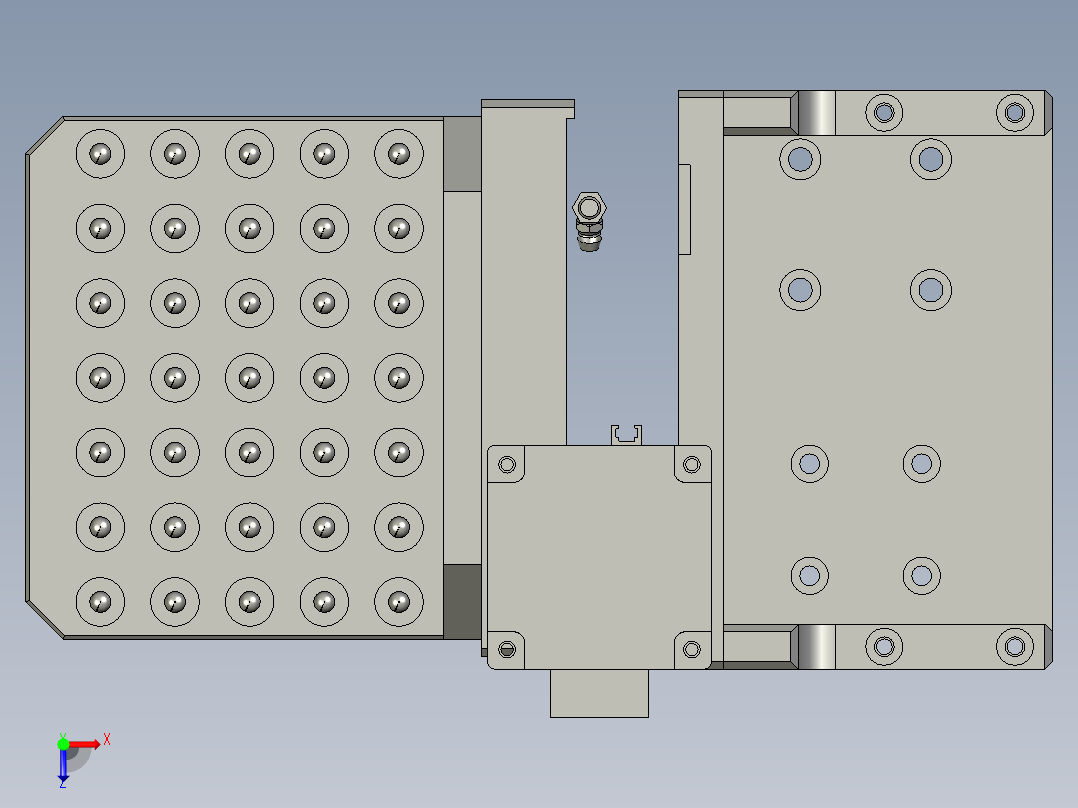 2接送料总装前俯视图
