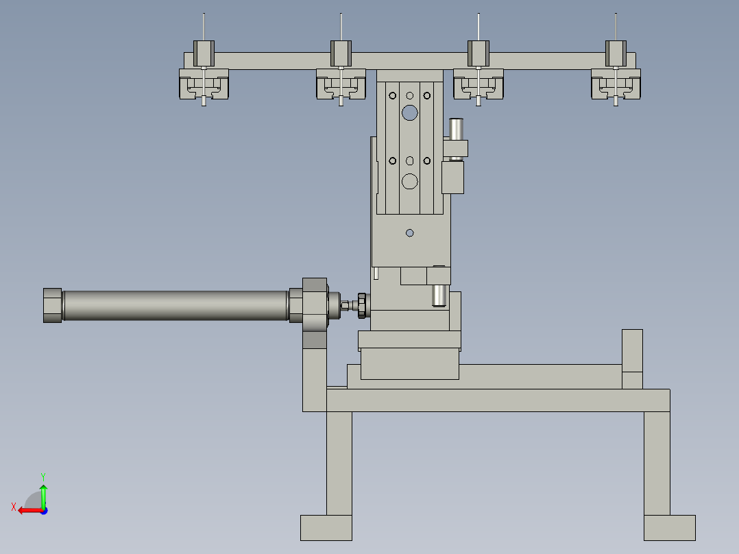 搬运横向后视图