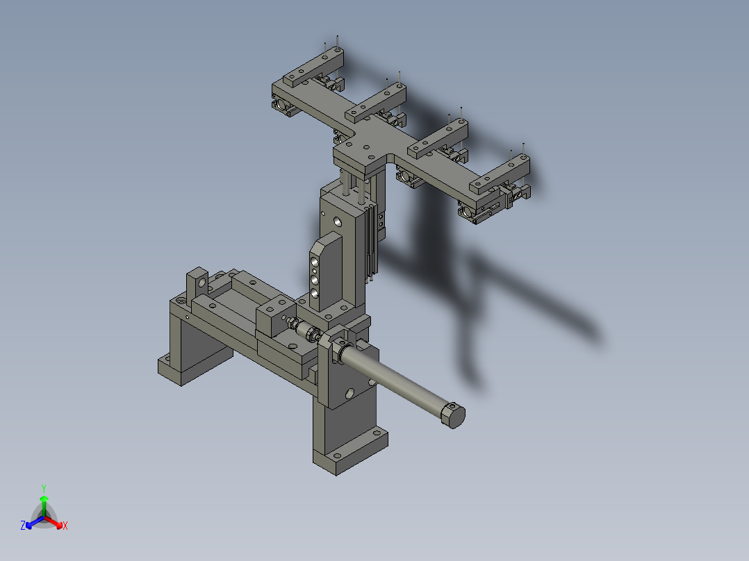 搬运横向正等轴测图
