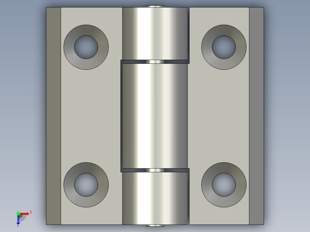 合页HFM01-60-怡合达-BF俯视图