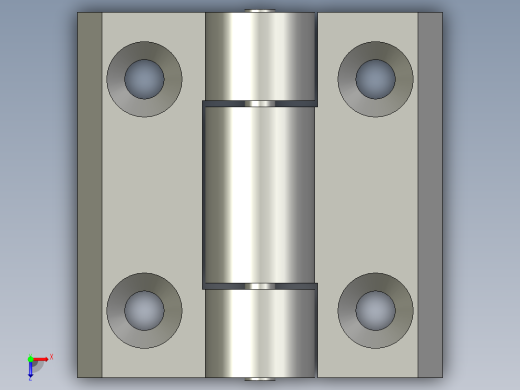 合页HFM01-60-怡合达-BF俯视缩略图
