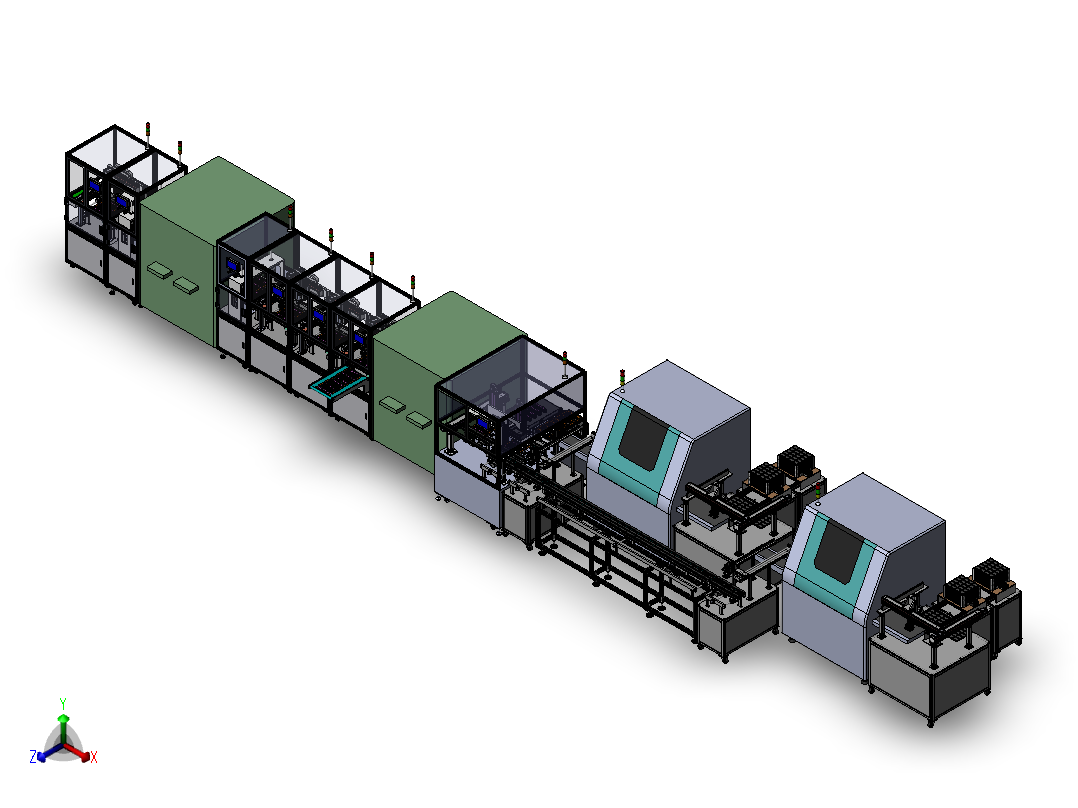 PCB点胶及捞孔机设备,PCB板通用设备正等轴测图