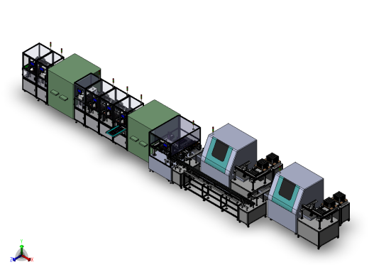 PCB点胶及捞孔机设备,PCB板通用设备正等轴测缩略图