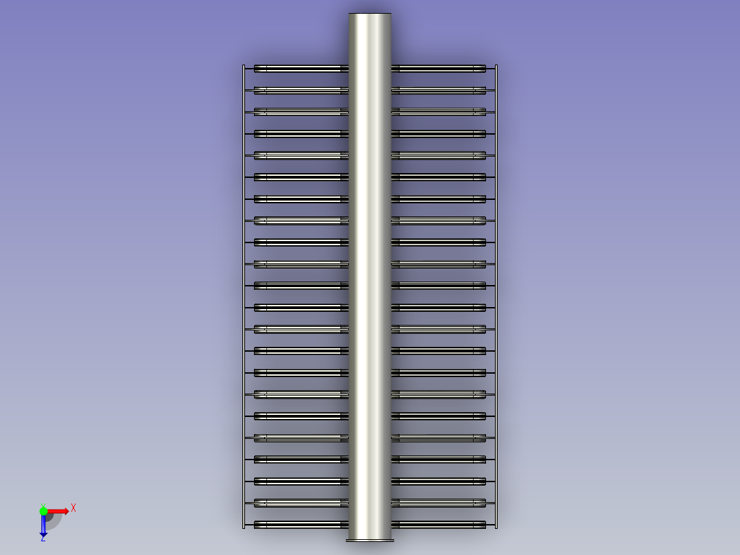 散热器PG1300-22-520俯视图