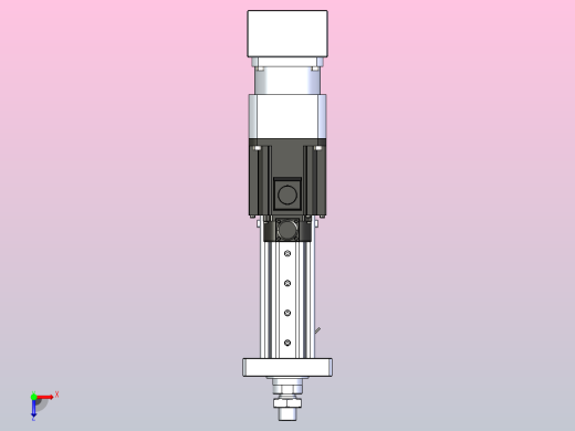 MTA80-300-P10-FF-P-K□-P1500（2000）W-S3 MTA80电动缸 最大负载35KN 额定负载30KN 1500(2000)W电机间接安装 配减速机俯视缩略图