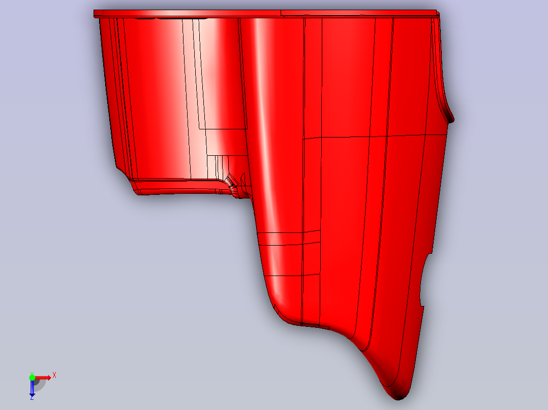儿童坐便产品设计俯视图