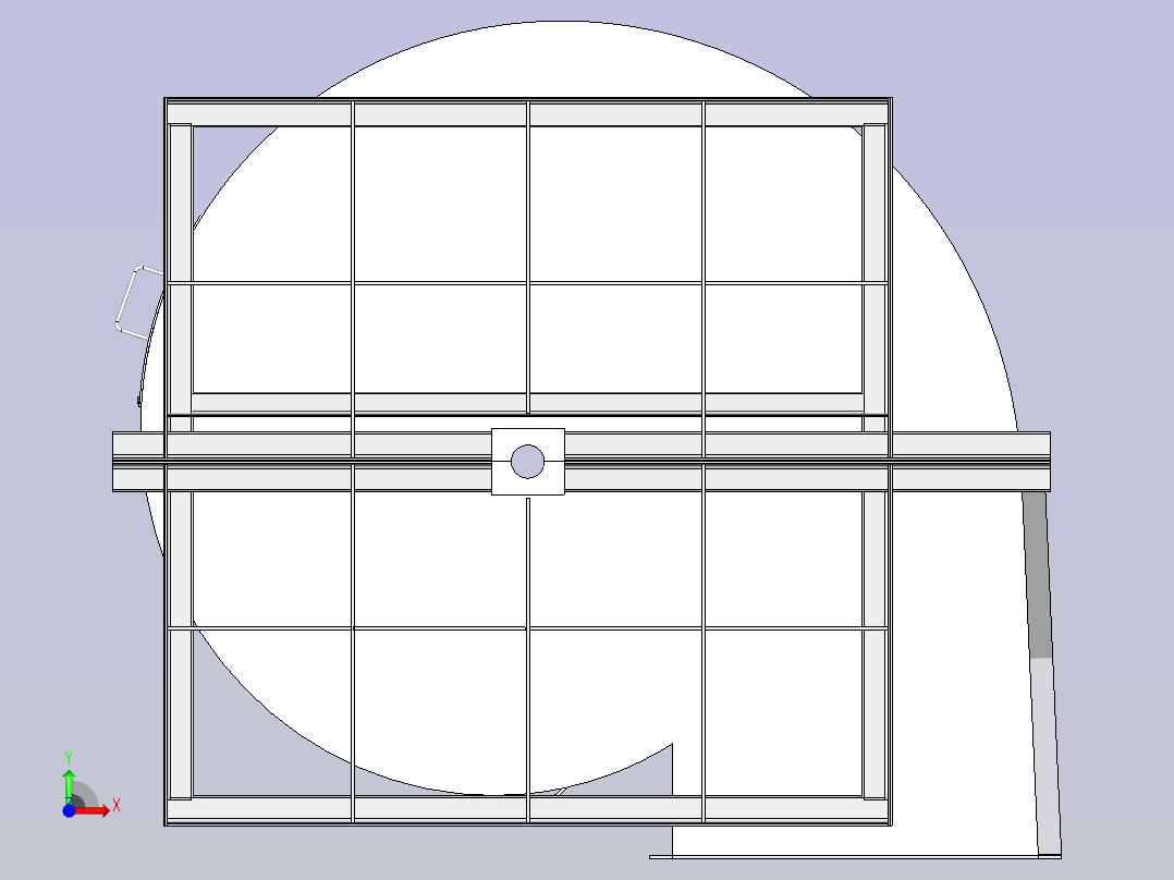 A0005004-BDC-150除尘器外壳前视图