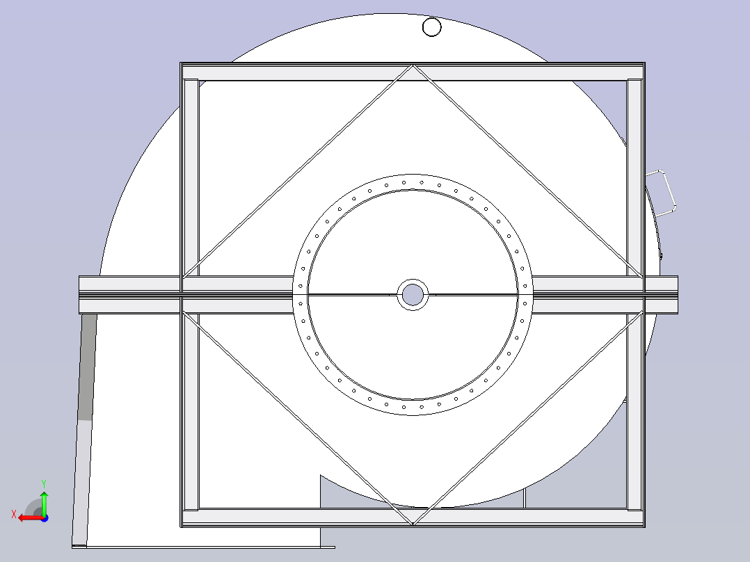 A0005004-BDC-150除尘器外壳后视图