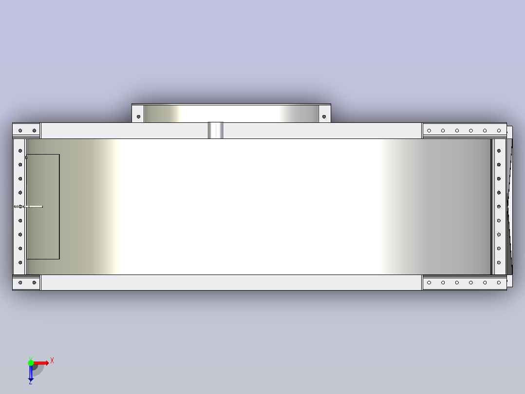 A0005004-BDC-150除尘器外壳俯视图