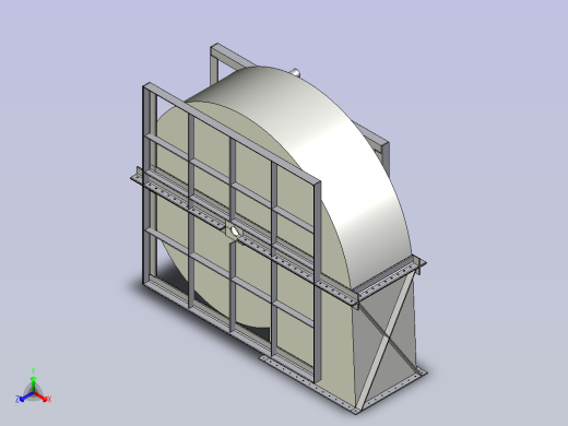 A0005004-BDC-150除尘器外壳正等轴测缩略图