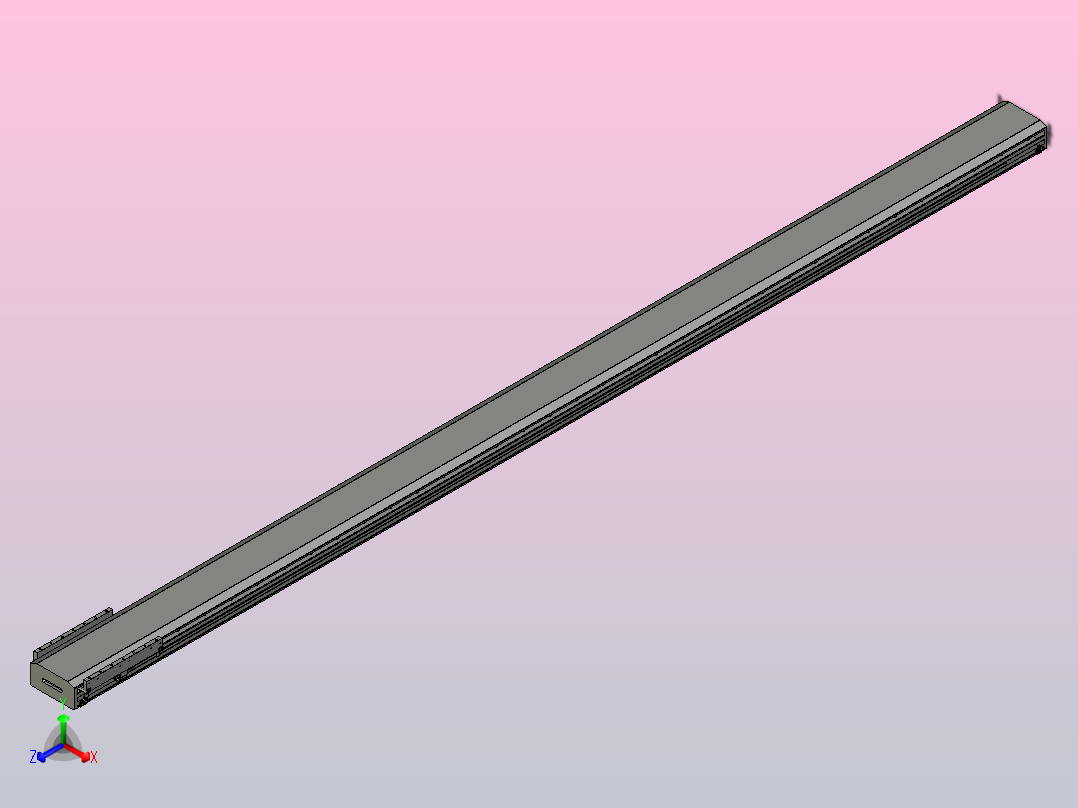 直驱直线电机轴TPA-LNP-200D-P23-L3960-C-1-3-C-10-N3(磁栅尺)主视图