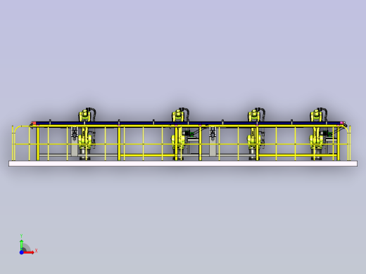 机器人自动化生产线设计前视缩略图