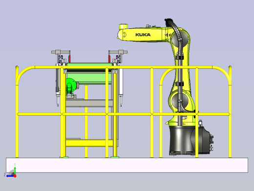 机器人自动化生产线设计右视缩略图