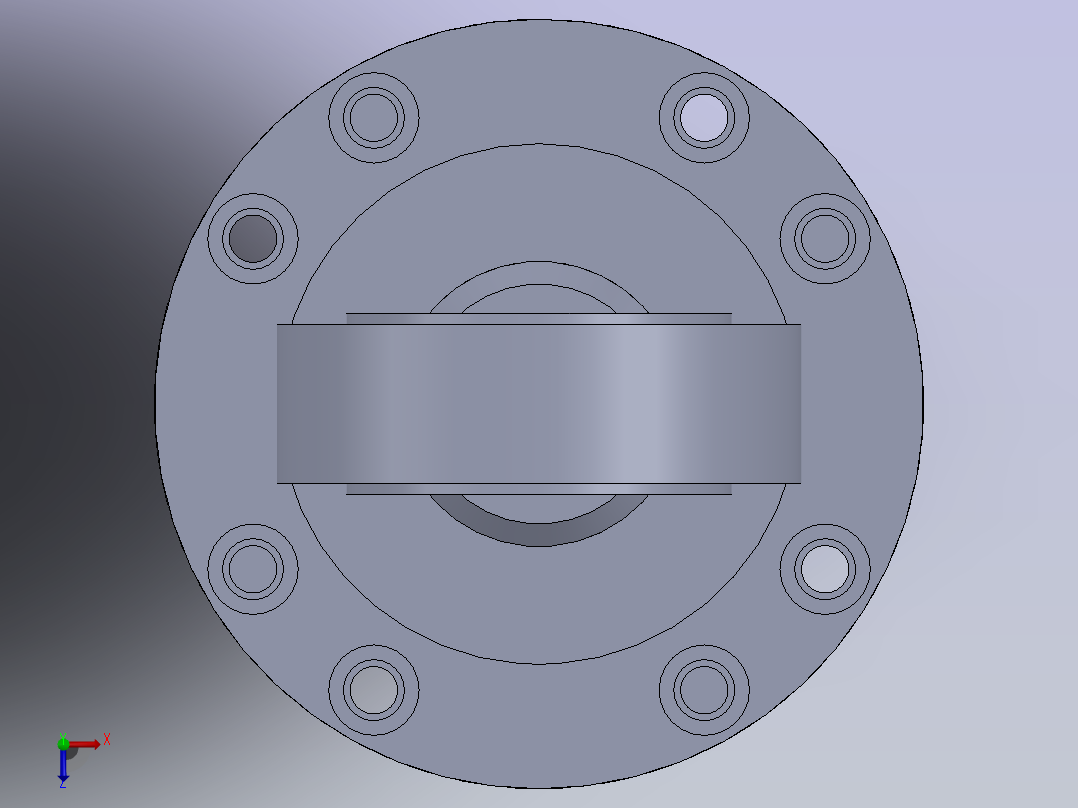 固定眼前后油缸俯视图