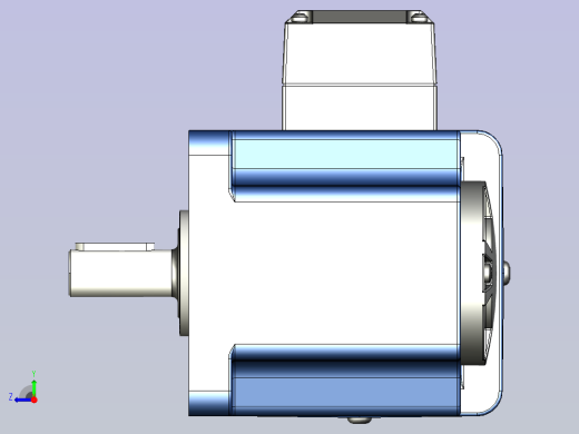 精研YF调速电磁制动电机 40yf02-1800右视缩略图