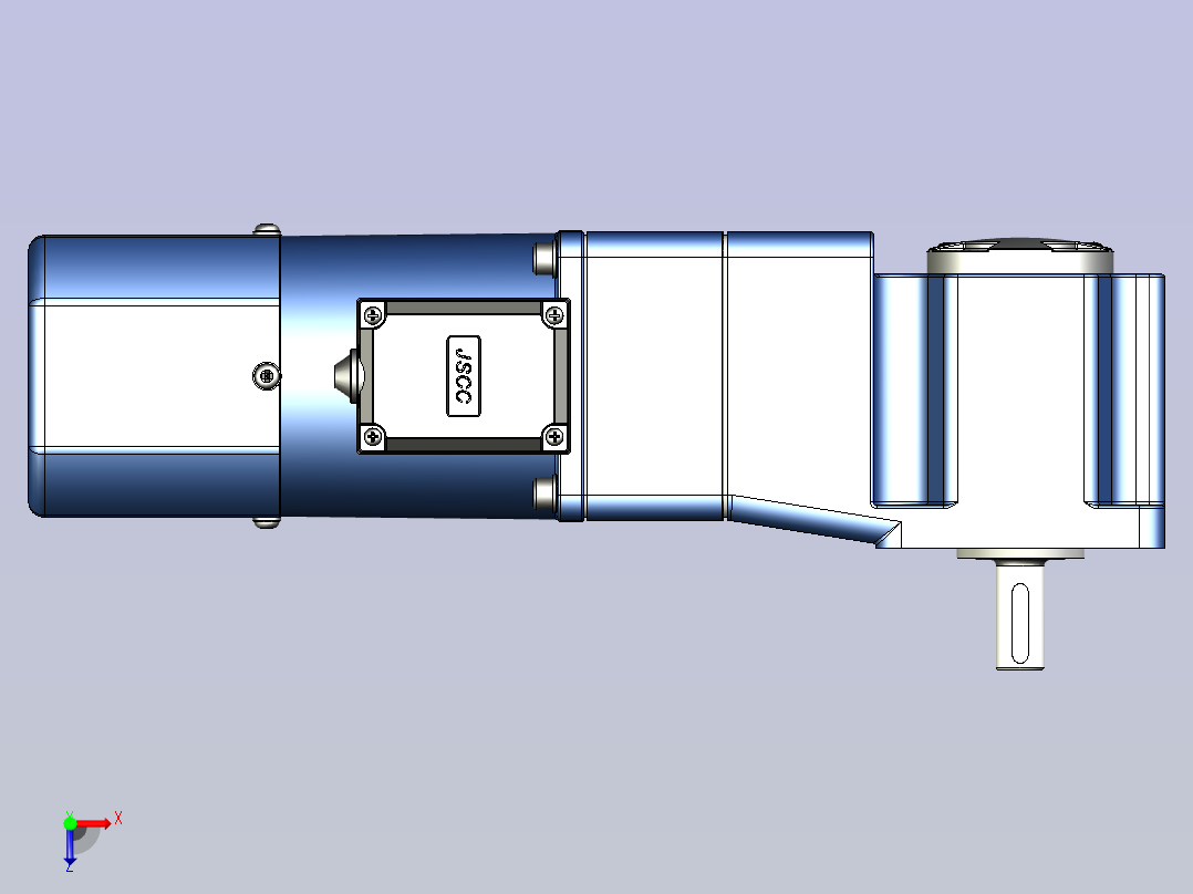 精研YF调速电磁制动电机 40yf02-1800俯视图