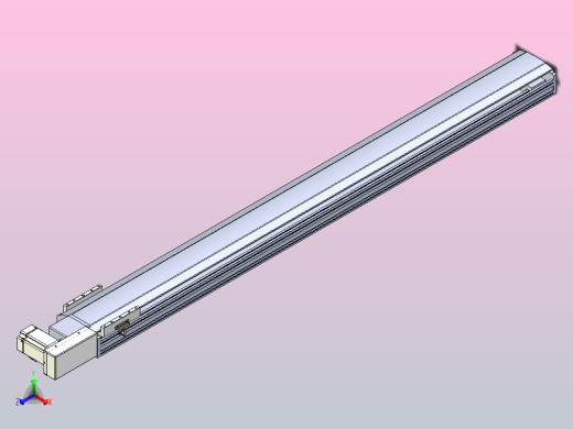 皮带直线轴半封闭可选导轨TPA-HNB-175D-140-L1700-MR-Y-P75-N3