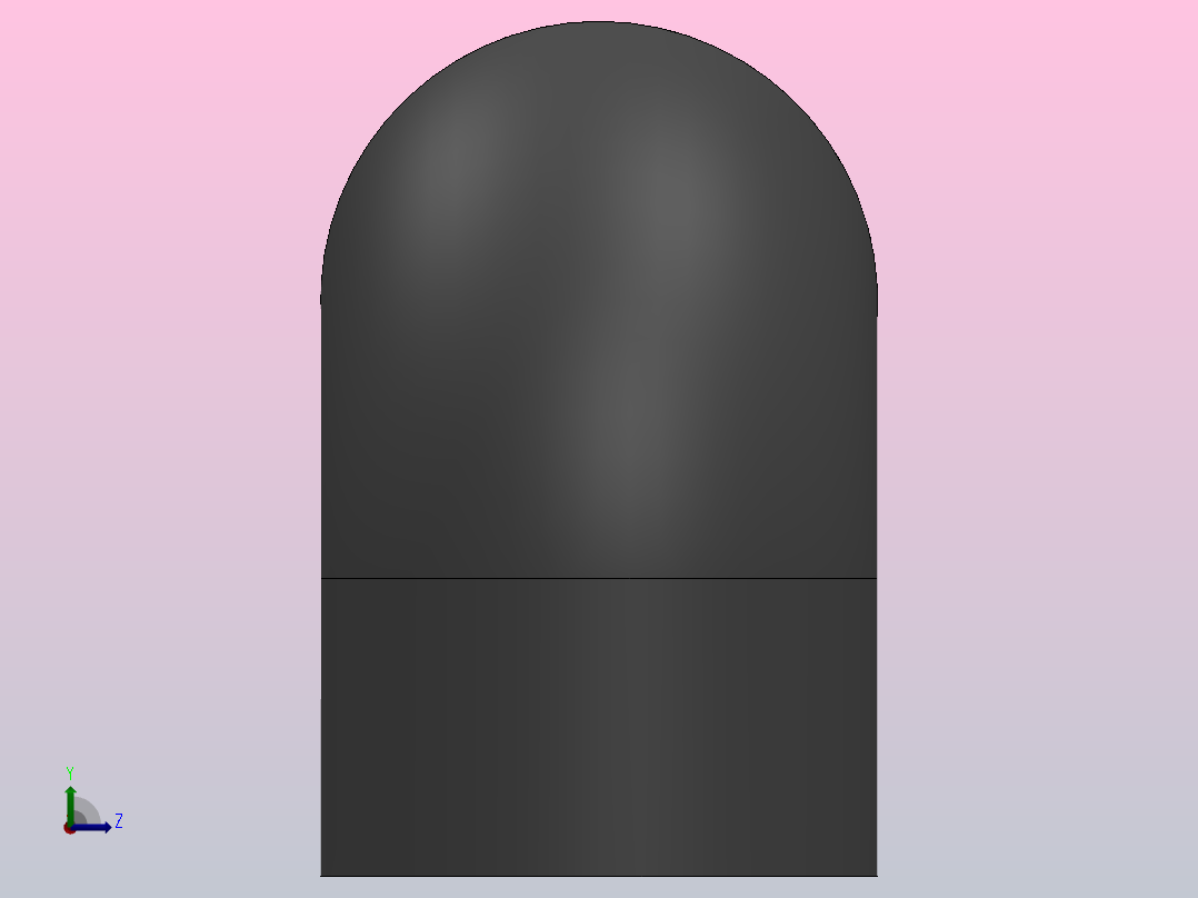 90°弯头[1-1╱2″]左视图