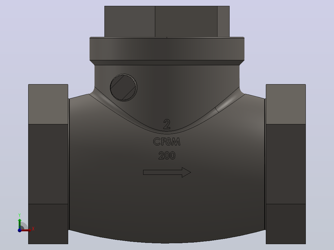 阀门、过滤器FNW-FNW16B200G前视图