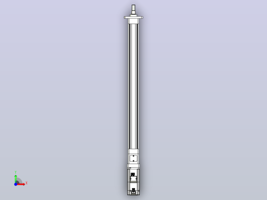 轻载电动缸TPA-ESR40-1210C-L500-M-FA-W-P40-C3前视缩略图