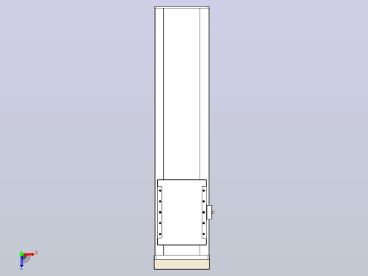 滚珠丝杠直线轴带导轨全封闭TPA-HCR-202D-2510C-L600-MP-Y-P75-N3俯视缩略图
