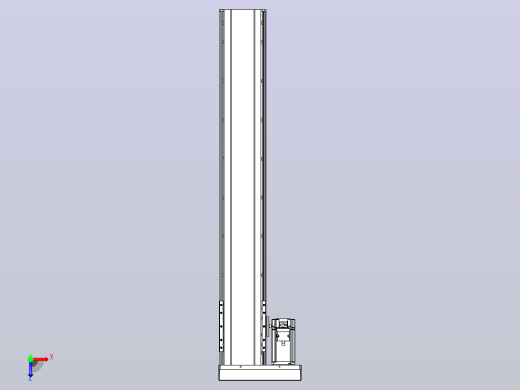 日规模组半封闭丝杆TPA-HNR-120D-1610C-L700-MR-C-P40-N3俯视缩略图