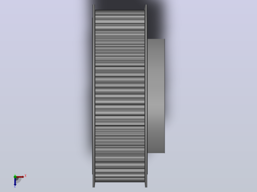 小凸缘型梯形齿同步带轮T10型_ST10DC-48-40-dc20-A俯视缩略图
