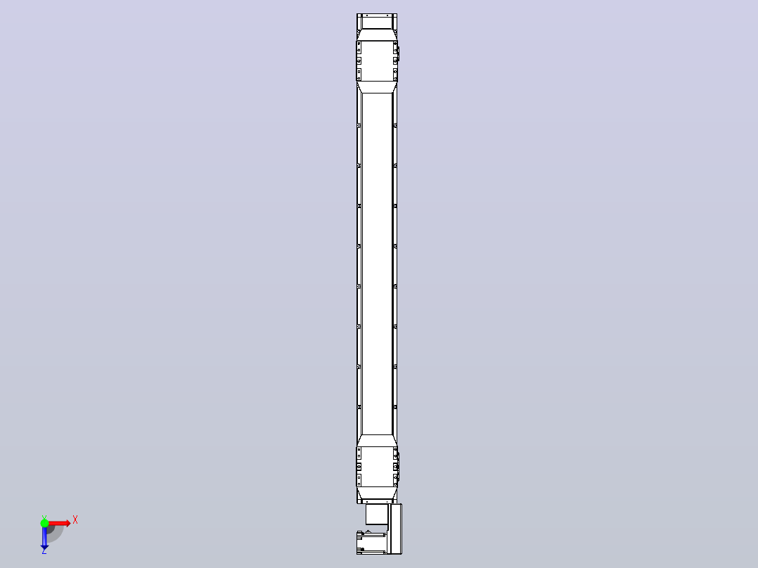 皮带直线轴双滑块型TPA-GCBS-150-P80-L625-QR-M75-N3俯视图