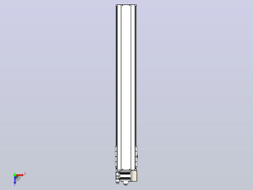 皮带直线轴半封闭可选导轨TPA-HNB-220D-176-L1350-RU-C-P1K-N3俯视缩略图