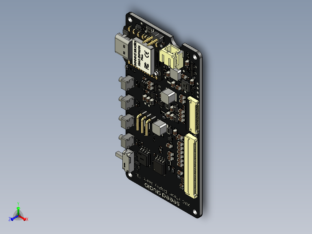 电子墨水屏显示板(ESP32-S3) - EE04主视图