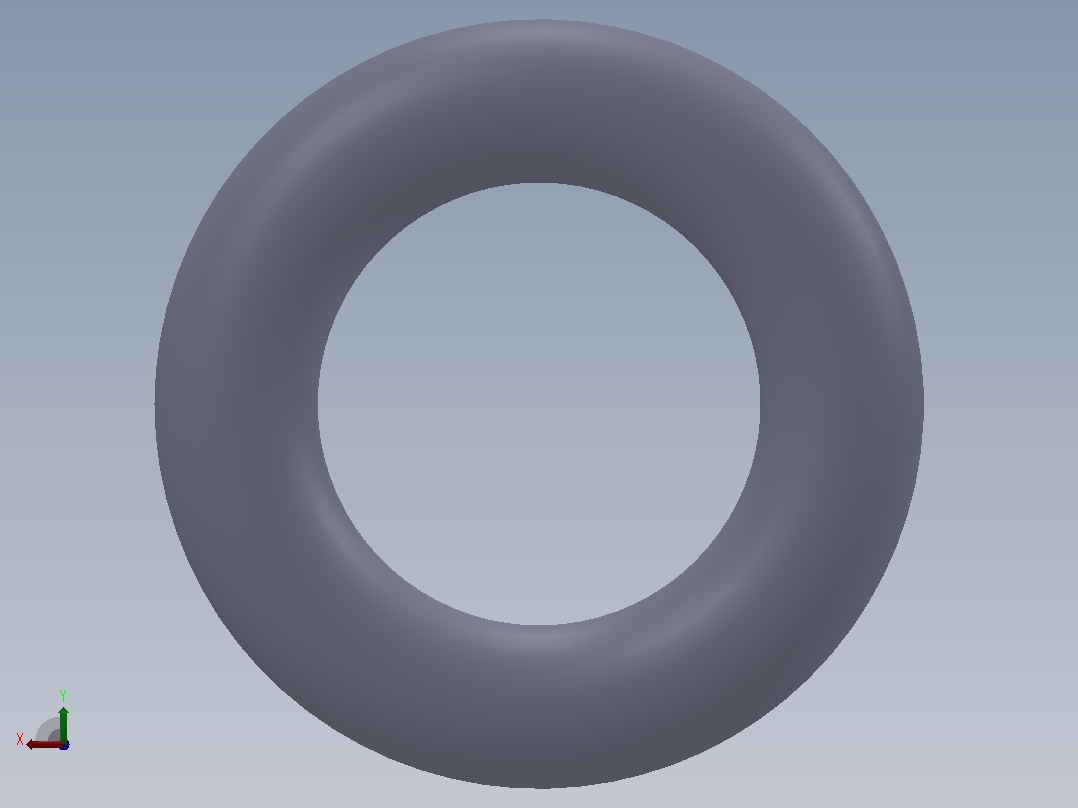 多套GBT3452O形橡胶密封圈3D模型Solidworks设计后视图