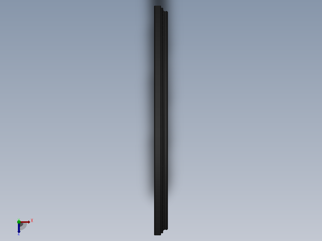 A1防尘圈（丁腈橡胶）[A1L010N3589]俯视图