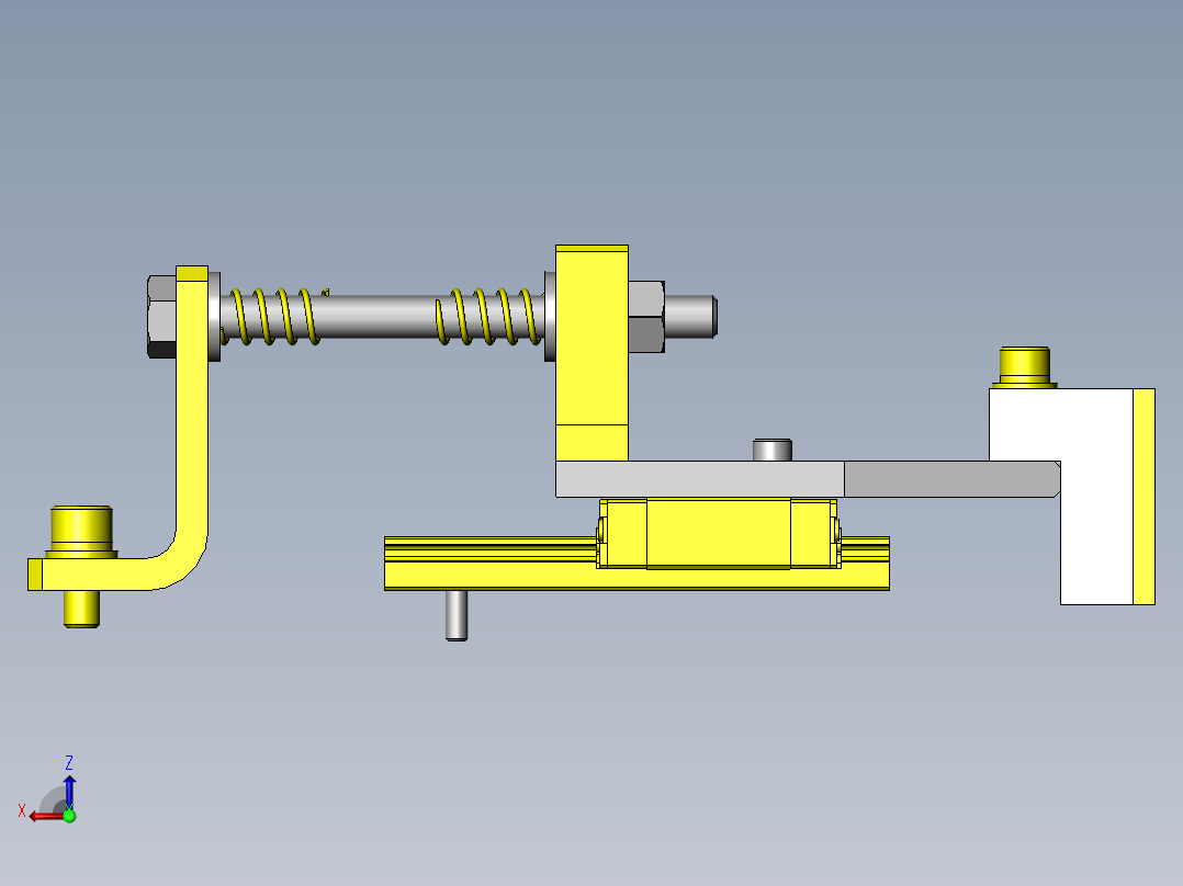 均等荷重贴片粘合机构后视图