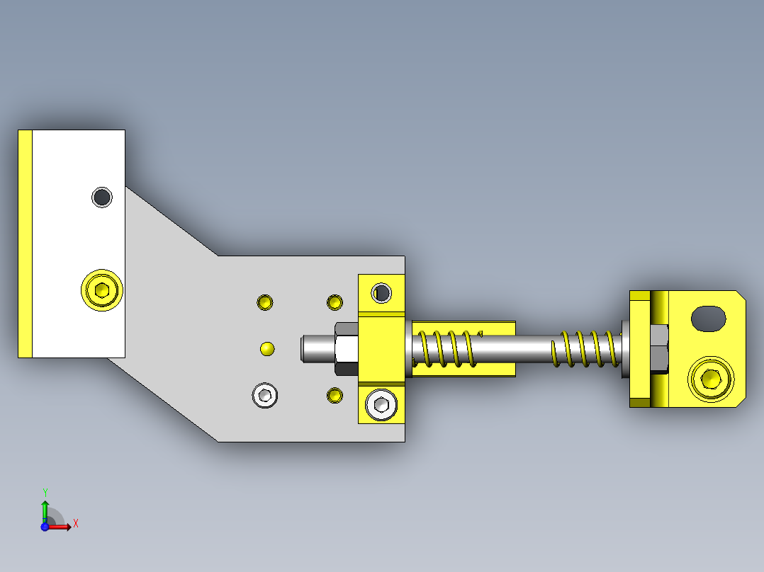 均等荷重贴片粘合机构俯视图