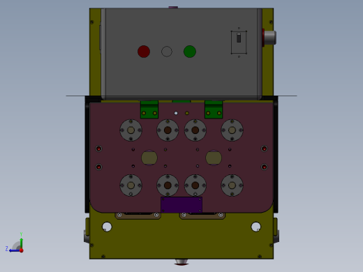 手机振动器保压治具3D图纸 K305右视缩略图
