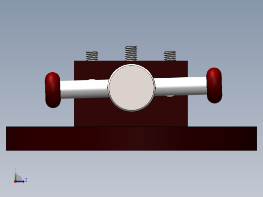 虎台钳3D模型左视缩略图