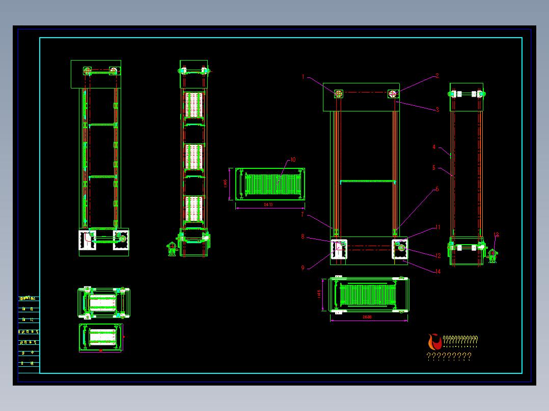 Z型连续升降机总图