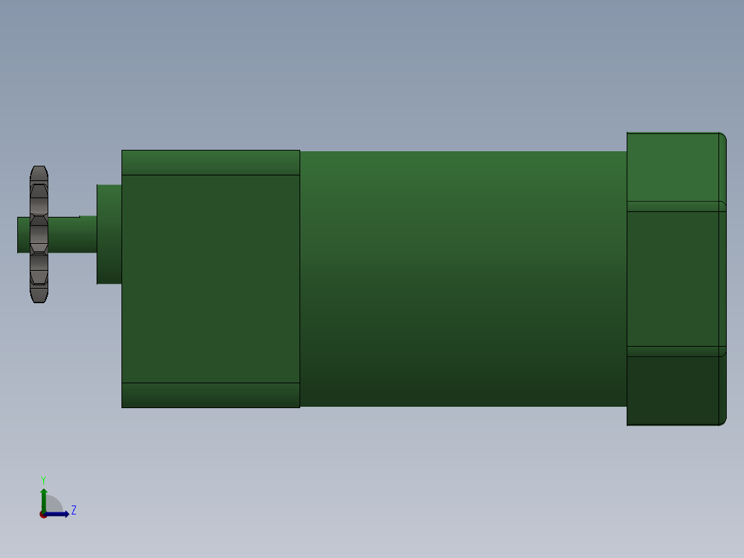 调速电机左视图