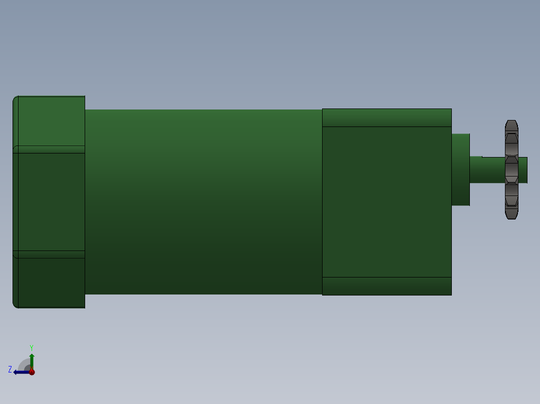 调速电机右视图