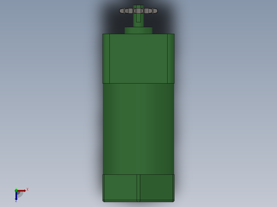 调速电机俯视图