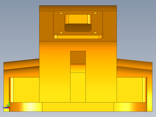 二级变速箱箱盖右视缩略图