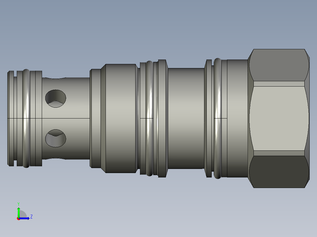 插装阀-LKFCXDN左视图