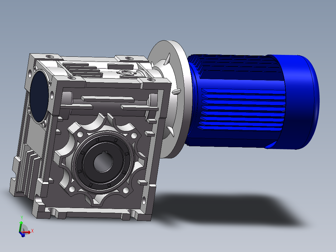 带涡轮减速箱电机
